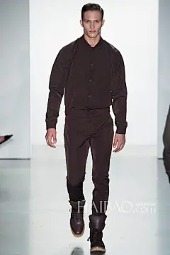 “鲜肉”男模重构极简之路！Calvin Klein Collection 2015春夏男装秀，海报时尚网亲临2015春夏米兰男装周_第9页_Calvin Klein Collection