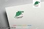 茶叶山水祥云标志LOGO