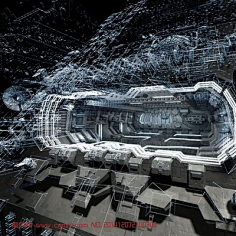 科幻建筑-花瓣网|陪你做生活的设计师 | 科幻外星基地 宇宙飞船