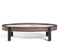 Low oval marble coffee table KEAN | Oval coffee table by Formitalia