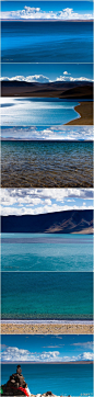 [] 深游天下巴木措，一个依偎在西 藏纳木措不远处的姐妹湖，却很少有人留意过它的存在。这里没有了游人，只有星星点点的牛羊点缀在湖边黄色的草原上，湖水一会儿碧绿，一会儿湛蓝，有时竟能在几分钟之内魔幻般呈现出十几种色彩，相当的惊艳。来自:新浪微博