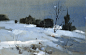 【默画练习之2 : 孤寂 / Memory painting practice No.2】
15 x 20 cm  , 简忠威 （Chien Chung-Wei）, 2018