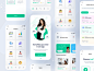 Dribbble - Job Finding App UI Design.png by syful islam ✪