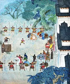 著名国画家、连环画家——项维仁和他的工笔重彩仕女画