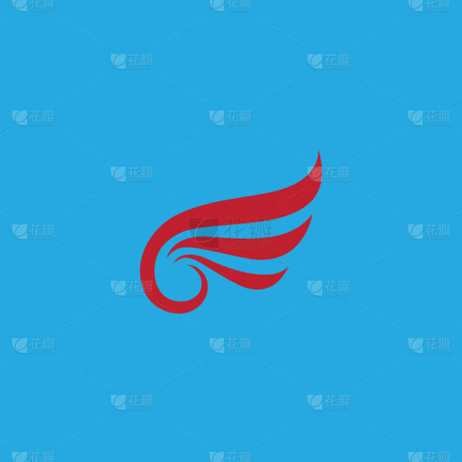 翼标模板矢量图解设计