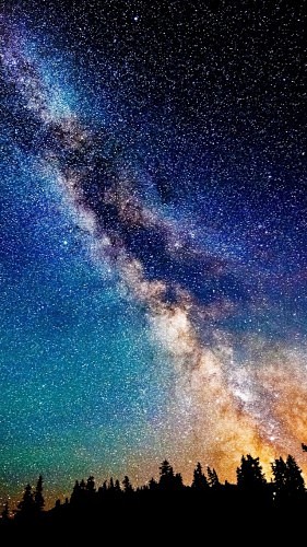 璀璨银河浩瀚星空手机壁纸
