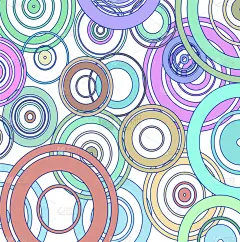 圆形,多色的,华丽的,简单,现代,数码图形,几何学,行星,图像特效,时尚