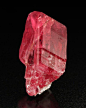 Raspberry-red, gemmy Pyroxmangite, the polymorph of Rhodonite - Japan