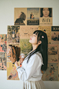 晴日下的美少女