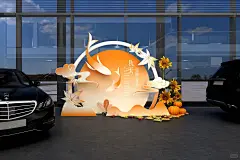 中秋美陈案例|奔驰