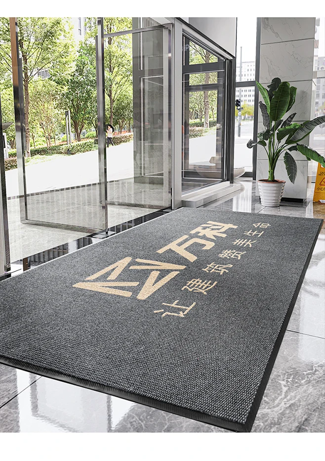 地毯定制logo门口进门脚垫酒店商用门垫印字公司售楼处地垫-tmall.com天猫-花瓣网