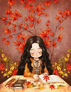 Aeppol的童话风格唯美插画艺术设计