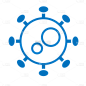 ICON-矢量医疗图标-病毒