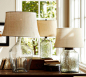 CLIFT GLASS TABLE LAMP BASE - CLEAR