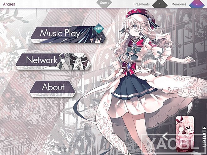 日系音游《arcaea》界面 欣赏 - ...