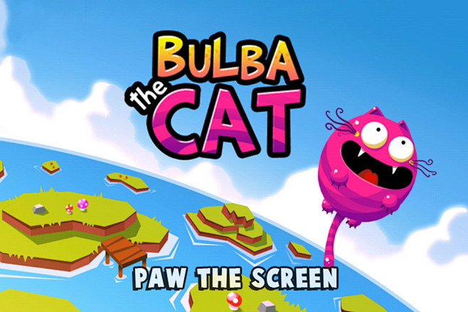Bulba The Cat手机游戏界面，...