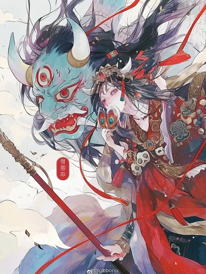 中国非遗文化｜傩戏【附咒语】 - 小红书-花瓣网