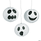 Ghost Hanging Paper Lanterns Halloween Decorations - 6 Pc. | Oriental Trading : These sweetly-spooky Halloween decorations are sure to conjure up some fun at your Halloween party! Hanging lanterns with frightening flair, they feature ...