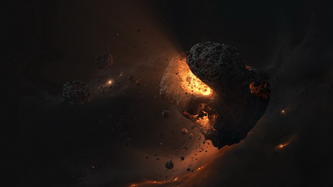 explosions meteorite...