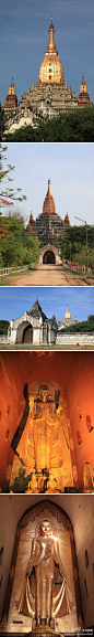 D359 缅甸蒲甘：蒲甘最漂亮的寺庙阿南达塔 Ananda Pahto。不但精美，保存完整，连在里面的立佛也非常有气势。这也是蒲甘所有寺庙中最受尊敬的寺庙。