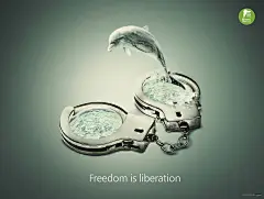 国外公益行动创意海报