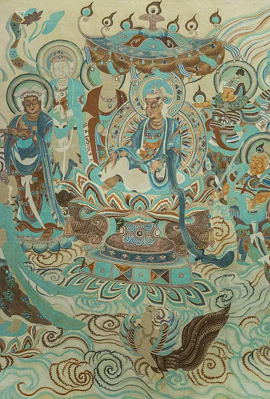 敦煌壁画图片素材-花瓣网