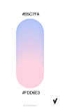 #色彩工作室# 漂亮的渐变色No.5 ​​​​_App-配色 _Design-配色采下来 #率叶插件，让花瓣网更好用#