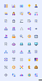团队合作扁平图标 UI设计 图标设计 sketch_UI设计_Icon图标