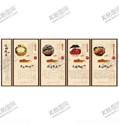 淮扬菜餐饮海报 【酷图网】餐饮,海报,排版,复古,中式,价格表,菜品