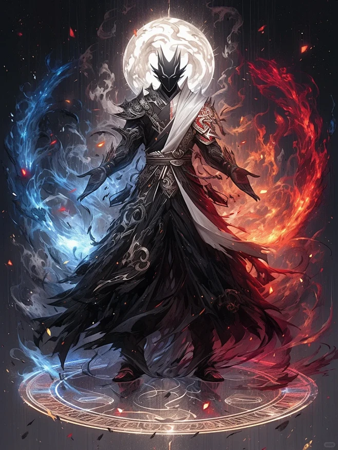 Ai绘画｜原始神【厄瑞玻斯】-花瓣网