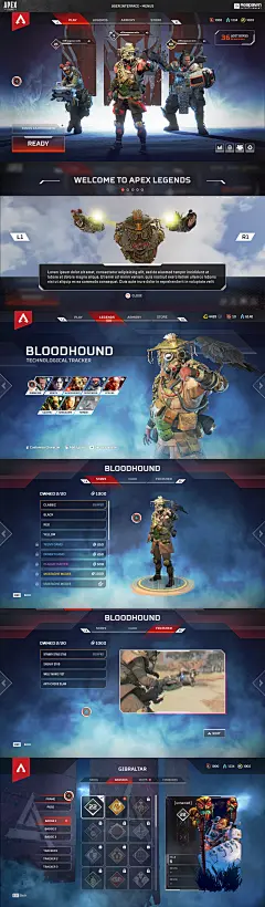 UI Art - In-Game Menus, Brandon Pirruccello : Visual style development for all the in-game menus.