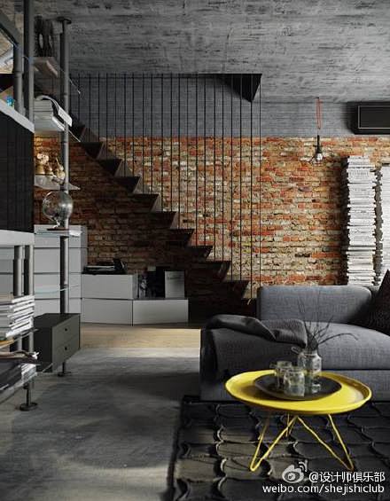 设计师的工业风LOFT住宅: Vladi...