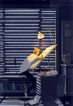 豆元元采集到美国插画师Pascal Campion