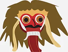 印第安创意面具矢量图免抠素材 快乐 设计图片 免费下载 页面网页 平面电商 创意素材 png素材