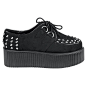 Stud Creepers - Schoenen van Industrial Punk - Artikelnummer: 245255 - vanaf 59,99 € - Large Popmerchandising ::: Dare To Be Different :::