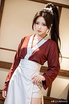 AI还原 《拳皇》不知火舞：“不知火,舞~在此参上”-今日头条图片_3图片素材-花瓣网 - 点击查看大图 [F] (1)