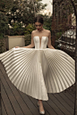 Matan Shaked SS 2019 Bridal Collection | ​​​​百褶元素仙女裙 ​​​