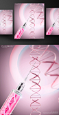 Futuristic Medicine 未来医学科技DNA基因针管概念海报PSD素材 ti219a14407 :  