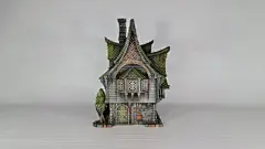 3D Printed Cabaggetop Manor, 28mm or 32mm scale, Tabletop Terrain image 5