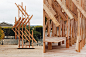 【现代木建筑设计图集下载】木质建筑外立面表皮幕墙/木结构木装饰建筑