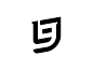 LJ + 9 Logo illustrator brand player nfl nba sports minimal concept illustration abstract modern logo 9 lj
