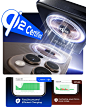 Amazon.com: LISEN Qi2 Certified 15W MagSafe Portable Charger Power Bank, 10,000mAh Battery Pack with Metal Foldable Stand, Wireless Phone Charger for iPhone 16/15/14/13/12, 30W Max Fast Charging with USB-C Cable : Cell Phones & Accessories