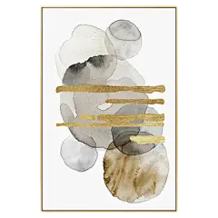 艾莎手绘油画当代简约轻奢客厅抽象装饰画玄关画餐厅走廊挂画定制