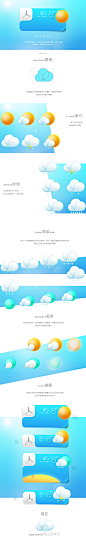 Weather icons on Behance