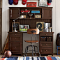 Beadboard Smart Desk + Hutch