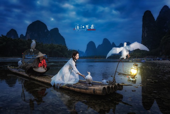 渔火映佳人_人像_POCO摄影,追光,漓...
