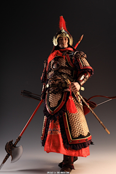 人物东方盔甲甲胄战装