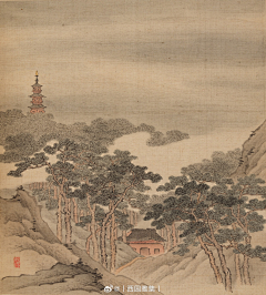 花间晓梦采集到画-山水