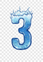水花溅落字母数字3艺术字PNG图片 来自PNG搜索网 pngss.com 免费免扣png素材下载！