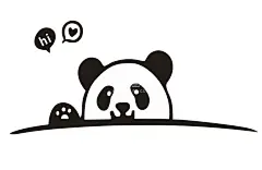 卡通熊猫头图片  - 源文件下载【酷图网】通,熊猫头,大熊猫,平面,矢量图,设计,广告设计,CDR,